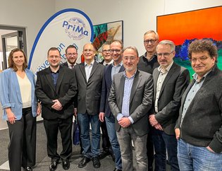 Chefärzte und Klinikleitung zu Besuch bei der Ärztegenossenschaft PriMa
